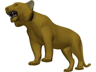 Tiger 3D Model preview