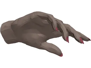 Hand Female 3D Model preview