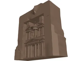 Petra Tomb 3D Model preview