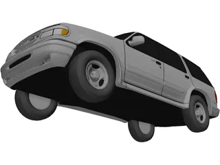 Ford Explorer (1996) 3D Model preview