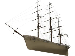 Flying Cloud 3D Model preview
