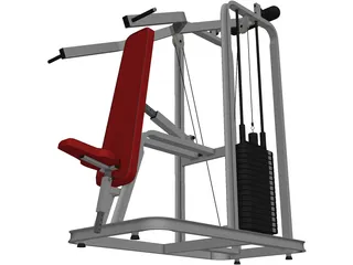 Incline Press 3D Model preview
