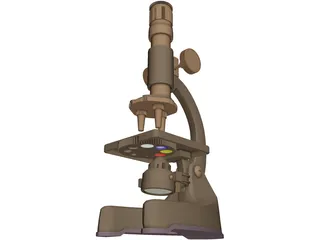 Microscope 3D Model preview