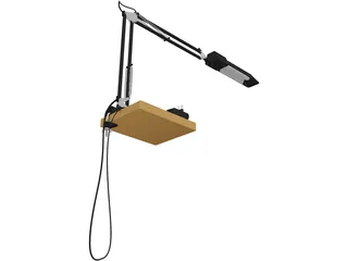 Lamp Office 3D Model preview