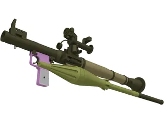 RPG7 3D Model preview
