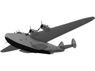 Boeing 314 Clipper 3D Model preview