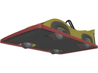 Go Kart 3D Model preview