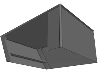 Bus Shelter 3D Model preview