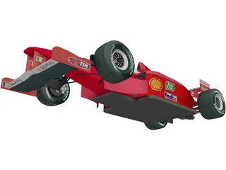 Ferrari F1 3D Model preview