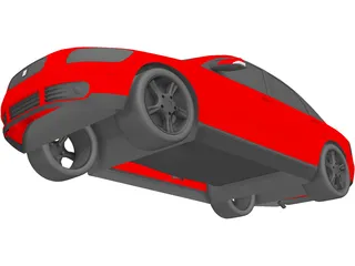 Volvo S40 3D Model preview