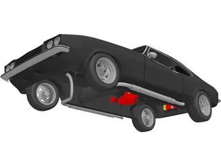 Ford Capri mk3 3D Model preview