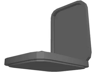 Secure Digital Memory Card 3D Model preview