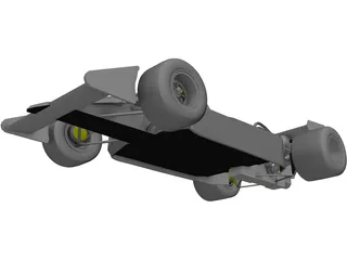 Formula 1 Car 3D Model preview