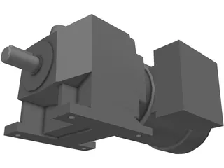 Nord Gear Motor sk172 63S 3D Model preview