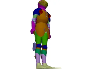 Armored Elector Frederick I 3D Model preview