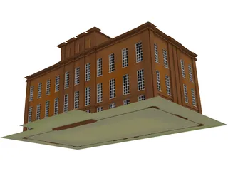 Old House 3D Model preview