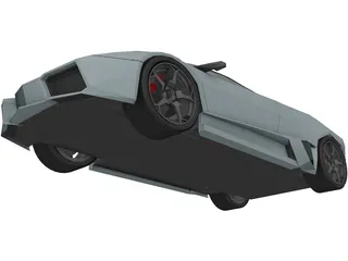 Lamborghini Reventon 3D Model preview