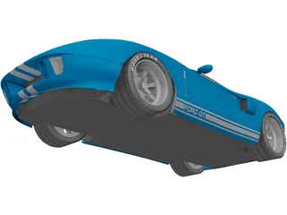 Ford GT40 3D Model preview