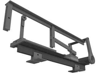 Power Hacksaw 3D Model preview