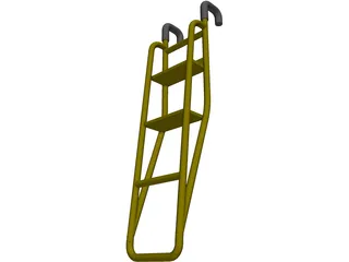 Crew Ladder F-5e 3D Model preview