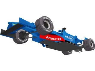 F1 Prost 2001 3D Model preview