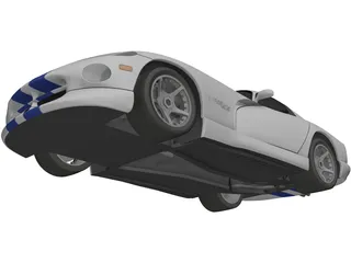 Dodge Viper GTS 3D Model preview