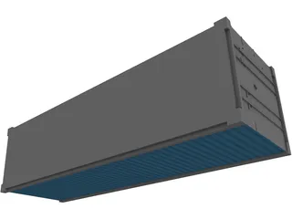Shipping Container 3D Model preview