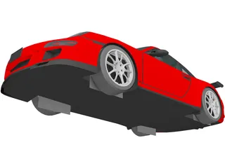 Porsche 911 GT3 RS 3D Model preview