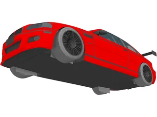 BMW M3 GTR 3D Model preview