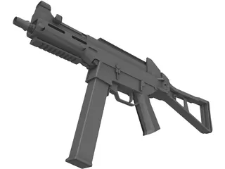 Heckler&Koch UMP 3D Model preview