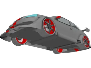 Opel [Tuned] 3D Model preview