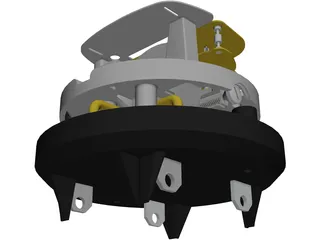 Kilowatt-Hour Meter 3D Model preview