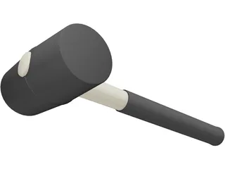 Rubber Mallet 3D Model preview