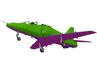 BAE Hawk T1A 3D Model preview