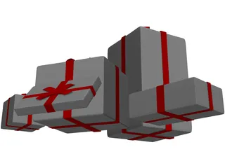 Gifts 3D Model preview