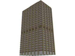 Oxford Street Office Building 3D Model preview