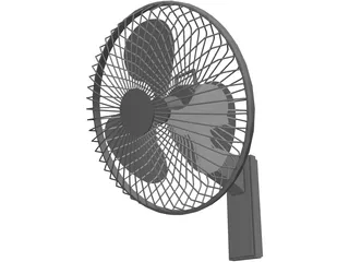 Wall Fan 3D Model preview