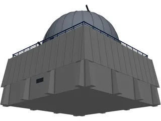 Observatory 3D Model preview