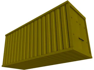 Container 3D Model preview