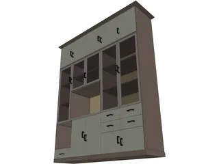 Cabinet 3D Model preview