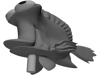 Nemo Cartoon 3D Model preview
