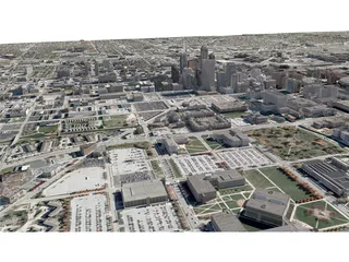 Indianapolis City 3D Model preview