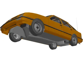 Ford Sierra 3D Model preview
