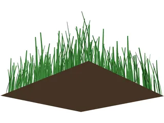 Grass 3D Model preview