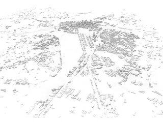 Boston City 3D Model preview