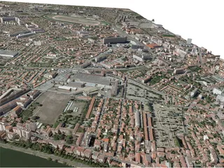 Toulouse City (France) [Part 3/4] 3D Model preview