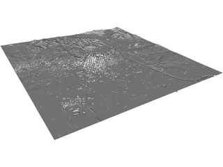 Los Angeles City 3D Model preview