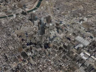 Philadelphia City 3D Model preview