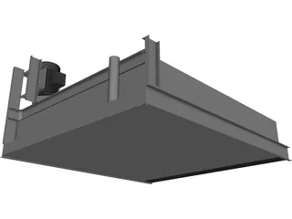Remote Cooling System 3D Model preview