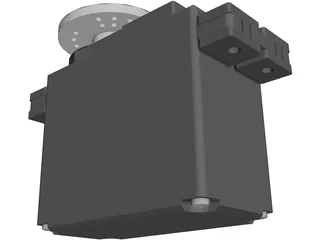 Hitec HS-322HD Servo 3D Model preview